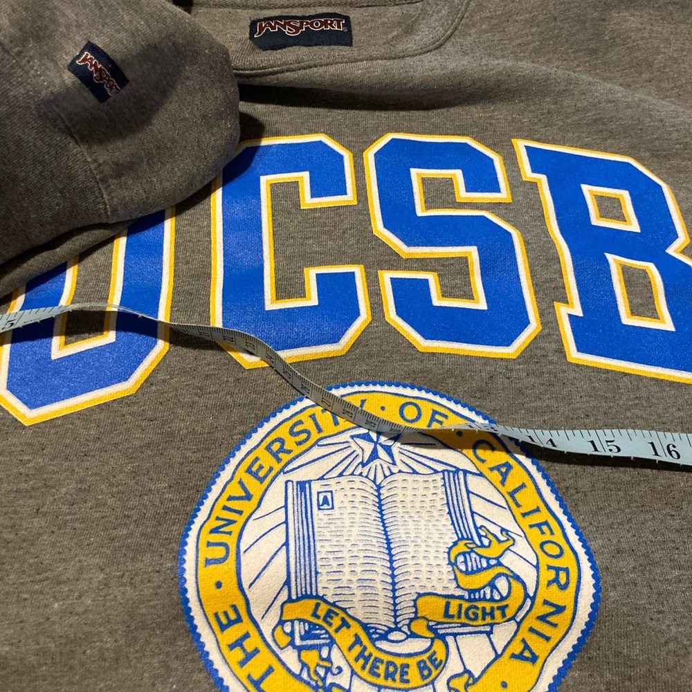 Jansport UCSB Grey Large L Sweatshirt